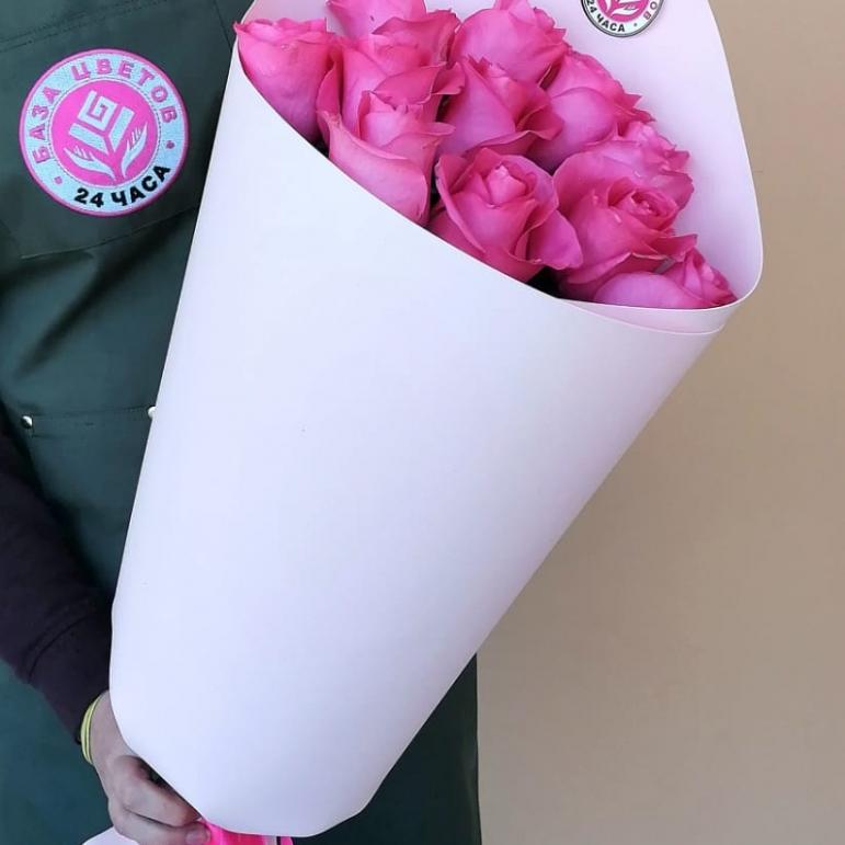 Букеты из розовых роз 70 см (Эквадор) (артикул букета: 2288k)
