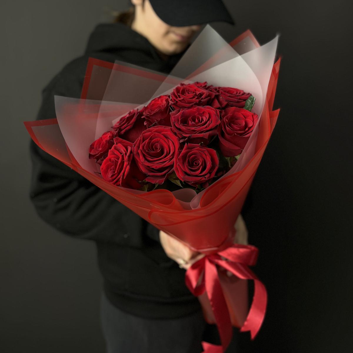 Розы красные (Эквадор) 40 см
