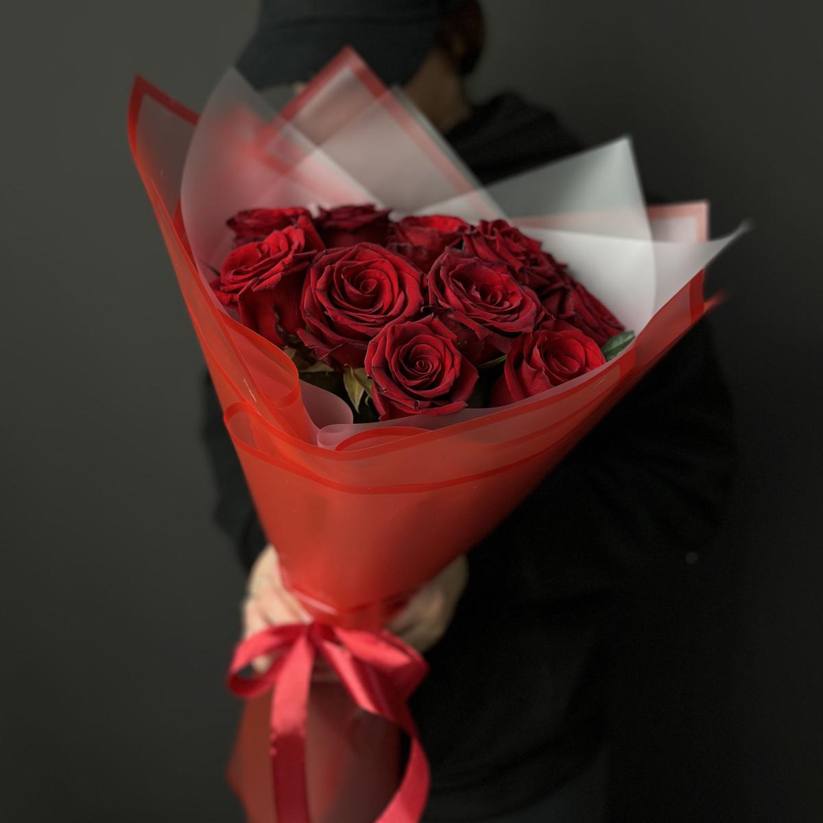 Розы красные (Эквадор) 40 см