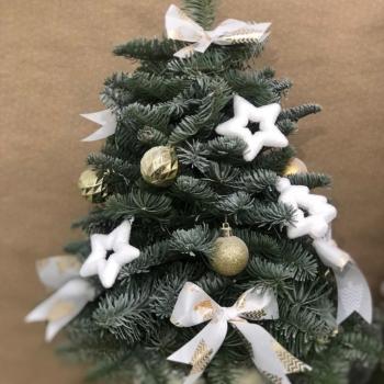 Маленькая новогодняя ёлка со снежинками articul - 3860krkray