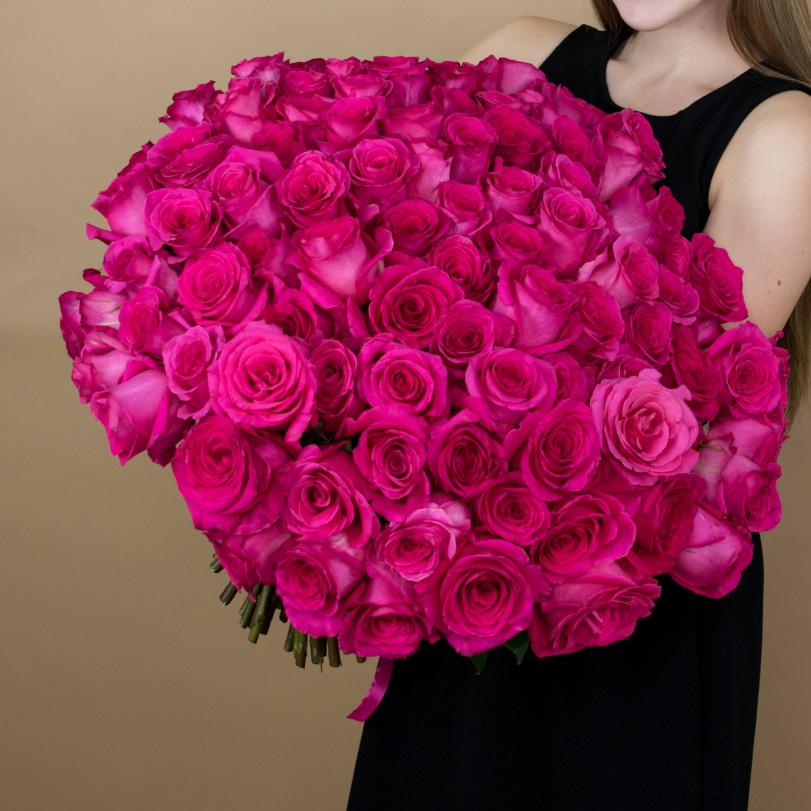 Розы розовые (Эквадор) 40 см